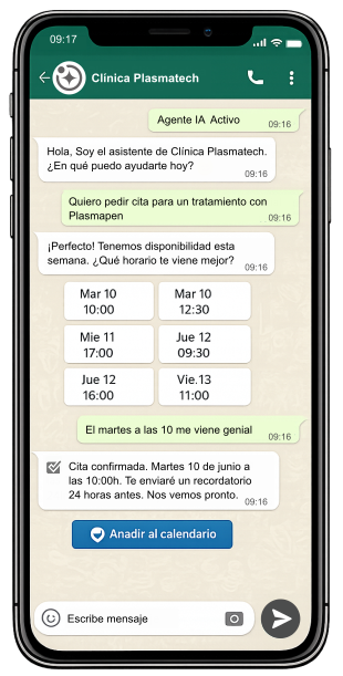 Agente gestion clinica estetica IA OK Gestor de Citas